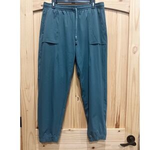 Fabletics One Jogger Teal Blue Green‎ Athletic Cargo Pants XL